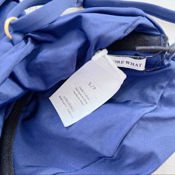 Onia x WeWoreWhat Danielle One Piece in Navy size small - Picture 7 of 7